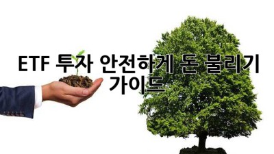ETF 투자, 안전하게 돈 불리기 가이드
